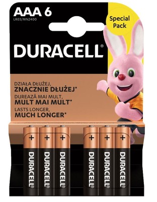 5000394152526 Basic AAA/LR3 blister 6pcs DURACELL