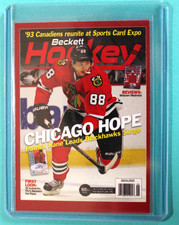 2017-18 Beckett Promo Card /5000 Patrick Kane Jonathan Toews Chicago Blackhawks