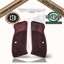 Zib Grips Impugnature per pistola serie in legno per CZ COMPACT, CZ 75 P-01 con decocker