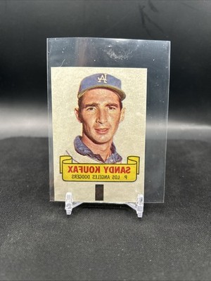 1966 Topps Rub Offs Set-Break # 47 Sandy Koufax Dodgers