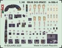 MW22 Eduard 3DL48243 Ju 88A-4 Space 1/48 3D Decal For Eduard / Icm