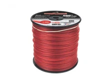 Trimmer Line .080" 3lb Spool Red Commercial Grade 1200' Round Shape