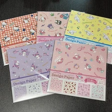 Sanrio Japan Limited Origami Paper Hello Kitty Cinnamoroll My Melody Kuromi