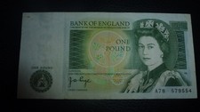 en Bank of England  ONE OUND bankote    A 78 579554