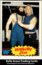 1985 O-Pee-Chee WWF Pro Wrestling Stars Hillbilly Jim #15 Rookie