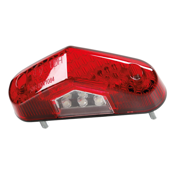Lampa Universelles Motorrad RüCklicht 9 LED 3 Funktionen Stop Blinker Rot-image