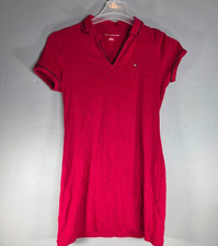 Tommy Hilfiger Polo Athletic Dress – Womens Size Medium – Red – Collared