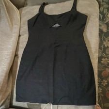 Reformation Black Sheath Cut-Out Sleeveless Short Dress Regular Size 12