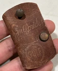 Vintage Gulf Motor Oil Can Car Auto Leather Key Holder Keychain Camden Nj