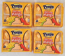 Peeps Chili Lime Mango Marshmallow Chicks Lot of 4 Limited Flavor Sealed 40 Ct
