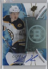 2016-17 SPx Rookies Blue Auto 97/165 Danton Heinen #R-DH Auto 9ui