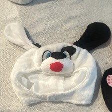 Spooktacular Creations Dalmatian Costume 12-18 Months Jumpsuit Hat Paw Covers