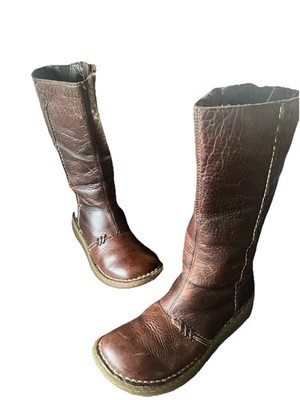 Dr Martens New Auth Brown Grizzly Bark Leather Boots UK 3 EU 36