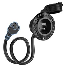 5-in-1 AC Port Plug with T-Blade Adapter 20A ...
