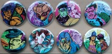 JoJo's Bizarre Adventure 8 Piece Tin Badge Set