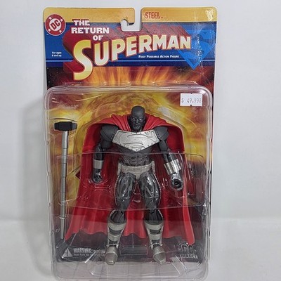2004 DC Direct The Return Of Superman Steel Action Figure New Box Damage