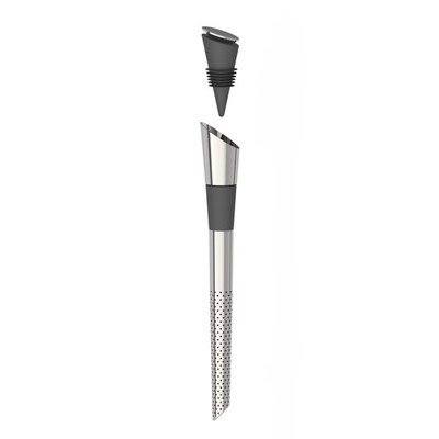 Host Wine Filter Pour Spout with Stopper, Stainless Steel Wine Purifier to Re...