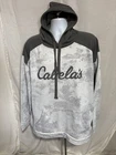 Men’s Gray Cabela’s Camo Pullover Hoodie -3XL-GUC