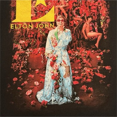 Elton John Farewell Yellow Brick Road 2022 Tour Black Cotton T-Shirt Size L
