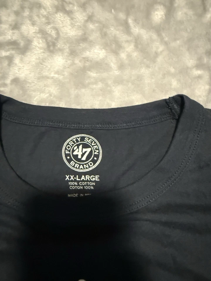 '47 波士顿红袜队 David Ortiz 衬衫男式 2XL 黑色 Big Papi 最终赛季 — 第 2/4 张图片