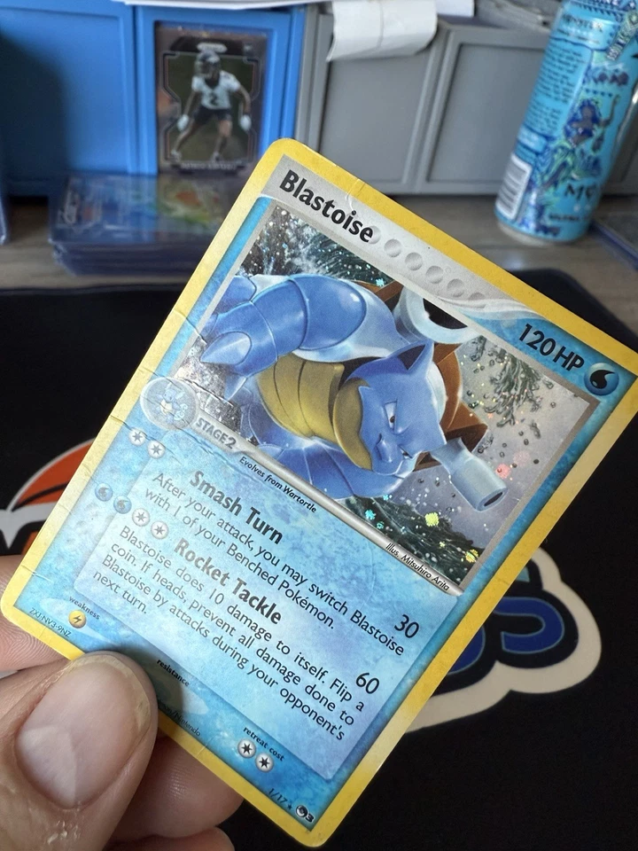 Pokemon POP Series 3 Promo Blastoise 1/17 Holo Rare DMG - Image 2 of 4