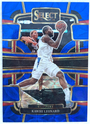 2023-24 Panini Select Kawhi Leonard Blue Prizm #24 /249 Clippers 159/249