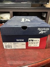 Reebok Black Women's Classic Sneaker Size 9.5 WIDE Princess Brand  New In Box !!