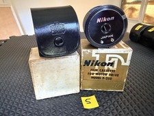 Nikon MZ-1 F-250 Motor Drive Film Cassette w/ Original Box Leather Case