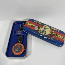 Looney Tunes Tasmanian Devil Wrist Watch Warner Bros. 1995 Tin/Cover New