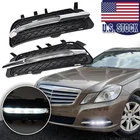 For Benz W212 E250 E300 E350 2009-2013 LED Daytime Running Light DRL Fog Lamps