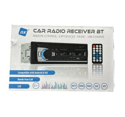 NK Autoradio mit Bluetooth 4.0-1 DIN - 4x40W, AUX-Funktion, MP3