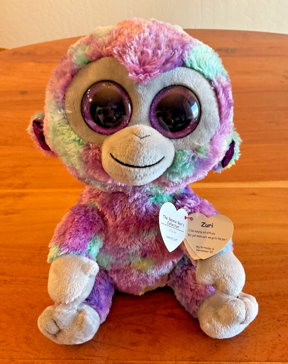 Ty Beanie Boos 9inch Zuri The Monkey Plush for sale online | eBay