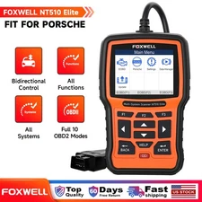 FOXWELL NT510 Elite For Porsche Bidirectional OBD2 Diagnostic Scanner Oil Reset