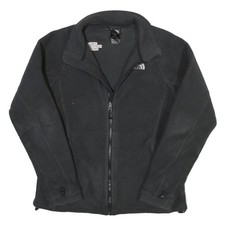 THE NORTH FACE Womens Black Jacket M Polyester Blend Plain Zip Outdoor Casual