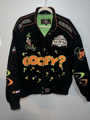 Disney Goofy Daytona 500 2004 NASCAR Racing Jacket JH Design Mens L