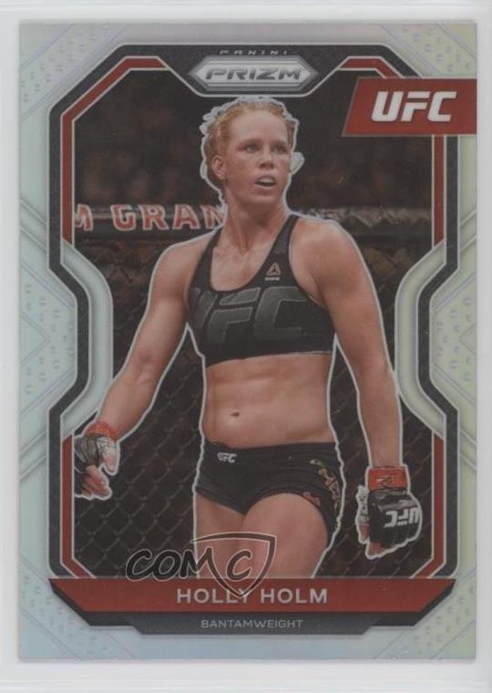 2021 Panini Prizm UFC Silver Prizm Holly Holm #4 1g2c