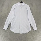 Suitsupply Dress Shirt Mens 15.5 Slim Fit Striped Egyptian Cotton Long Sleeve 39