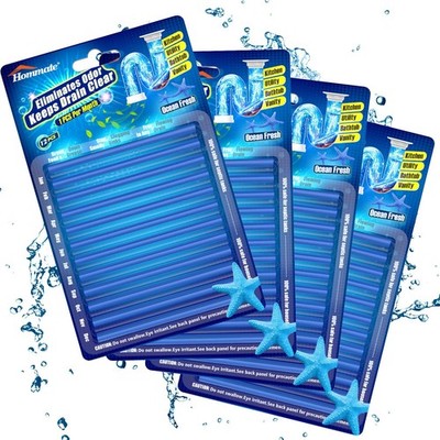 Drain Sticks Drain Cleaner Sticks Keeps Drains and Pipes Clear and Odor-free ...