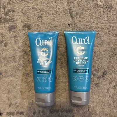 2X CUREL Extreme Dry Hand Healing Hand Cream w/ Eucalyptus Extract 3 fl oz