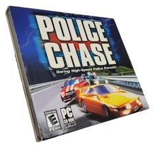 Police Chase PC CD-ROM 2004 Davilex Cosmi Racing Action Game Complete Box
