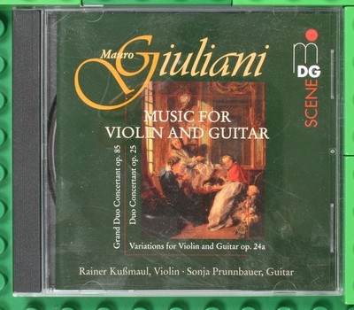 Mauro Giuliani - Music for Violin and Guitar - MDG - CD