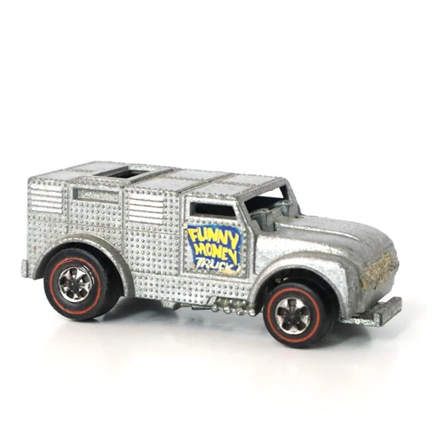 Vintage Mattel 1970 Hot Wheels Redline Funny Money Truck Silver