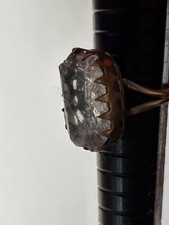 Quartz Crystal Sterling Ring  Size 8