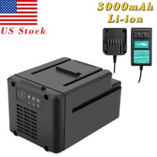 For Worx WA3536 WA3734 WG368.9 WG268E.9 WG776E.9 3Ah 40V Li-ion Battery/Charger