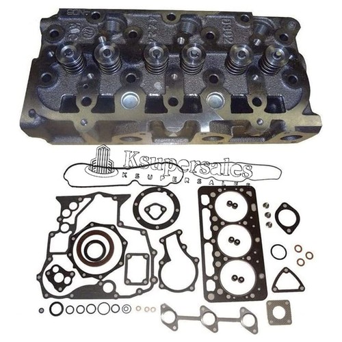 New D902 Complete Cylinder Head With Valve +Full Gasket Fits Kubota
