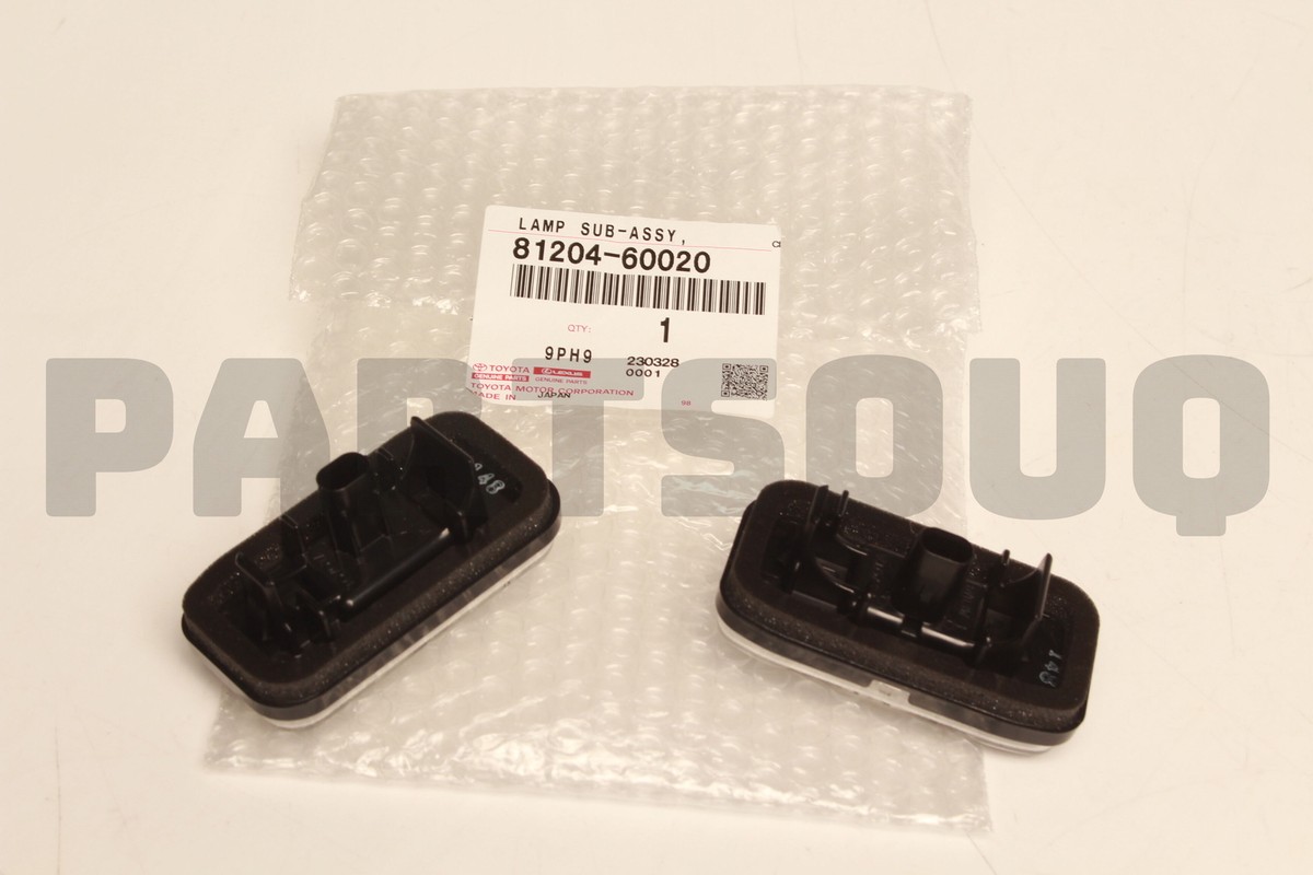 8120460020 Genuine Toyota LAMP SUB-ASSY 81204-60020 | eBay