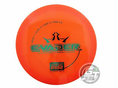 NEW Dynamic Discs Lucid AIR Evader 155g Orange Green Foil Driver Golf Disc