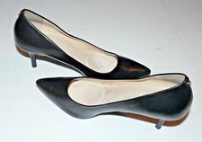 Cole Haan Go-To Park Pumps Womens Black Pointed Toe Stiletto W20421 Size 8.5 B
