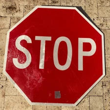 30"x30" Aluminum Stop Sign Road Highway Street Traffic Reflective DOT Authentic