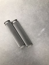 2 PCs Closed Ended Anti-Slip Rubber Bike Handlebars Bicycle Grip Black 5  x7/8  